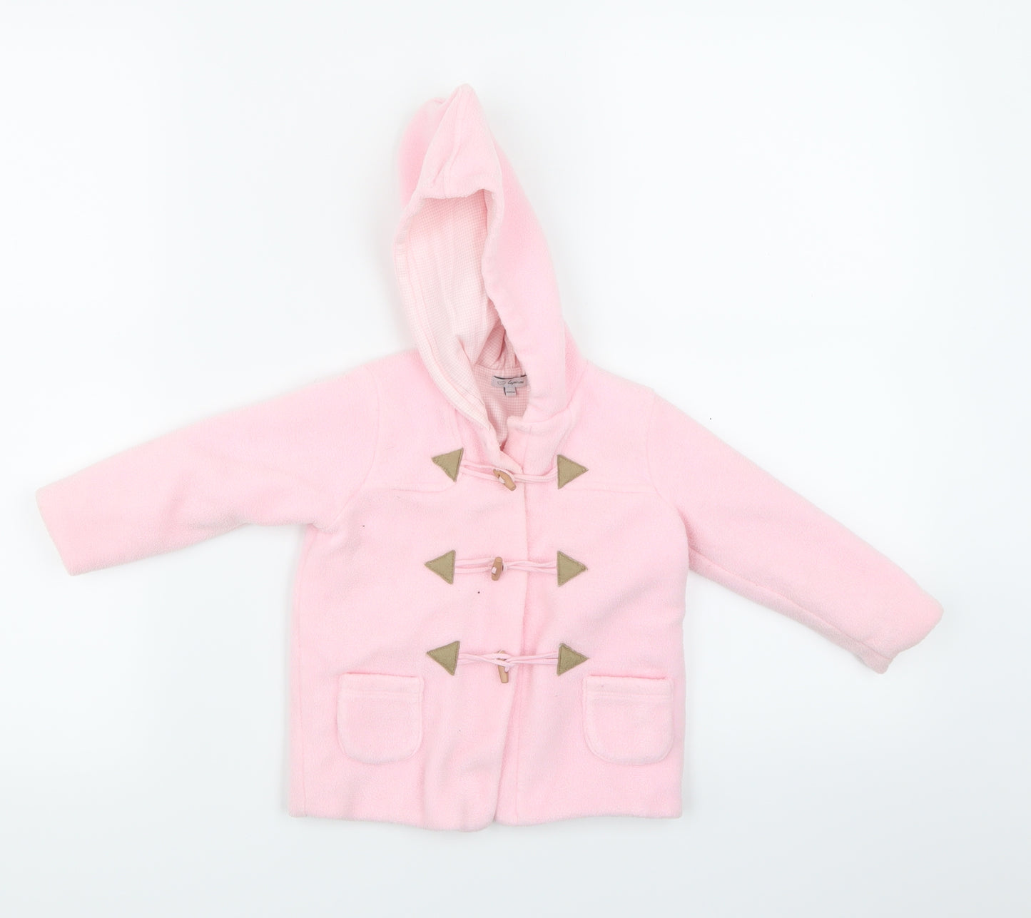 Lapinou Girls Pink   Jacket Coat Size 6-9 Months