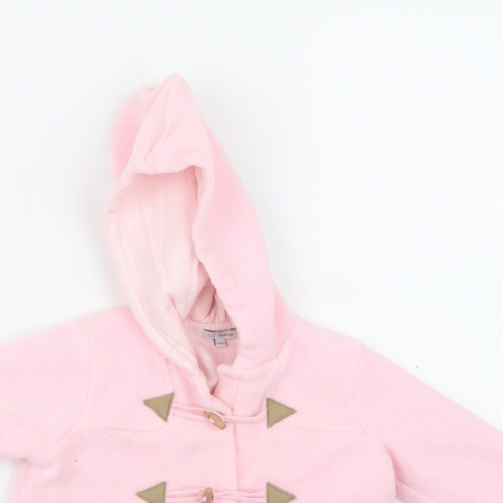 Lapinou Girls Pink   Jacket Coat Size 6-9 Months
