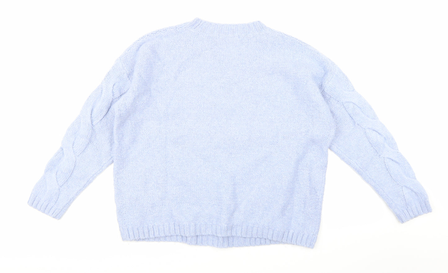 TU Womens Blue  Knit Pullover Jumper Size 18