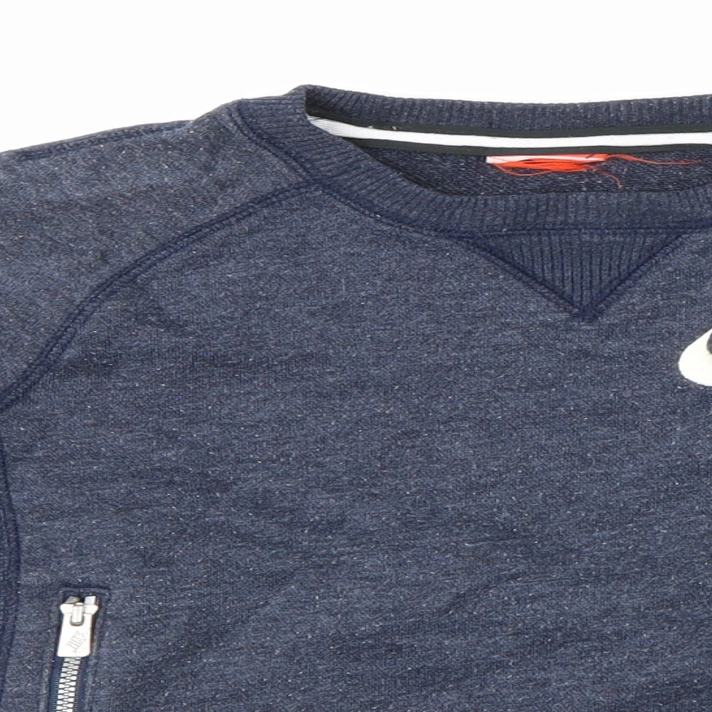 Nike Boys Blue   Pullover Sweatshirt Size 6-7 Years