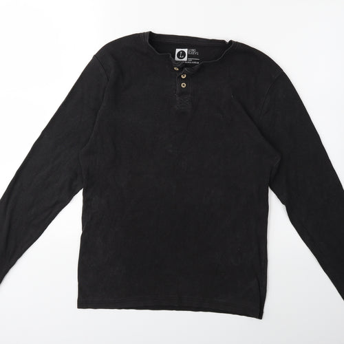 Preworn Mens Black    T-Shirt Size L
