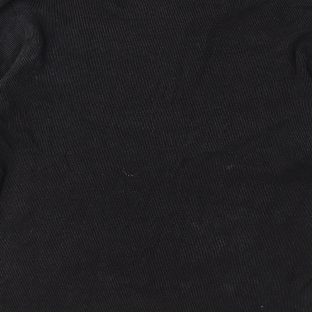 Preworn Mens Black    T-Shirt Size L