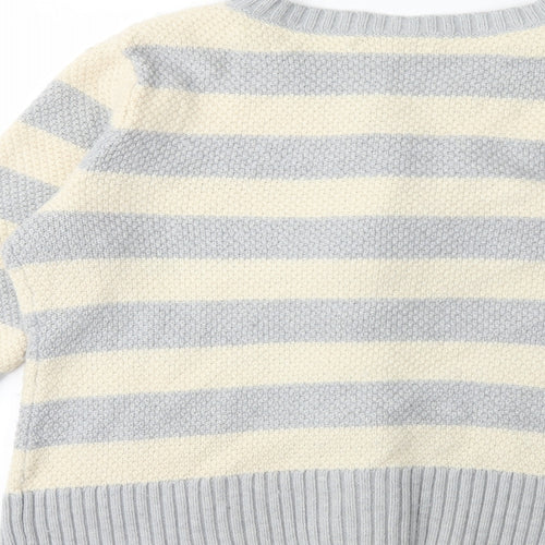 Gap Womens Green Striped Knit Cardigan Jumper Size L