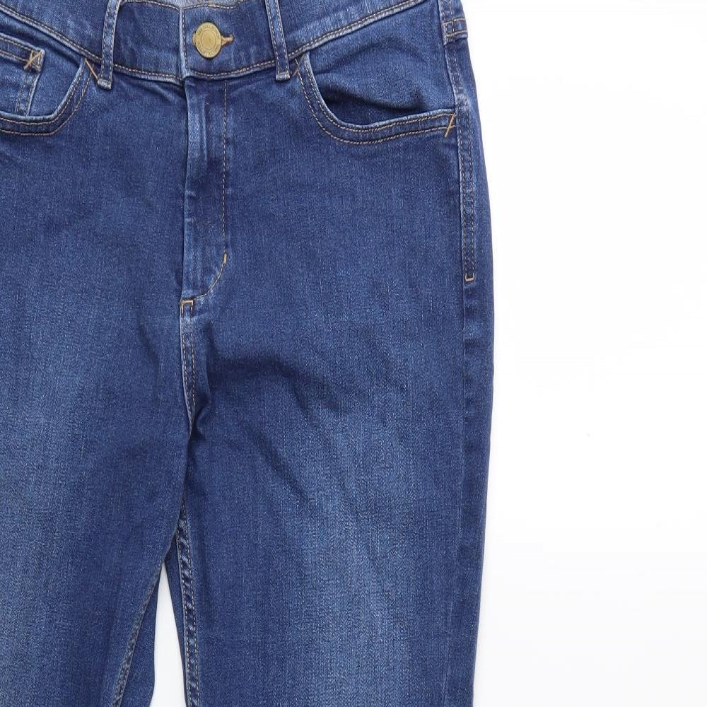 Marks and Spencer Womens Blue  Denim Bootcut Jeans Size 12 L28 in