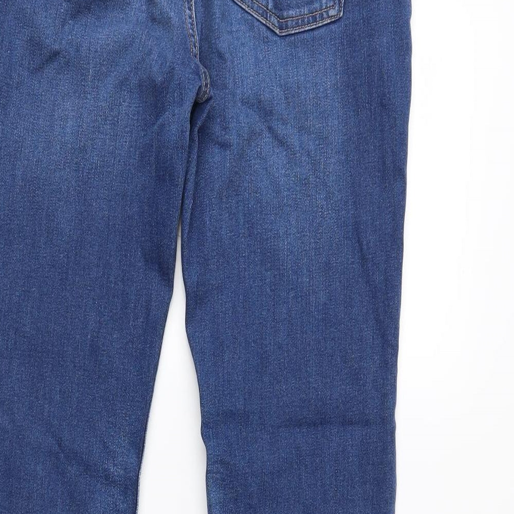 Marks and Spencer Womens Blue  Denim Bootcut Jeans Size 12 L28 in