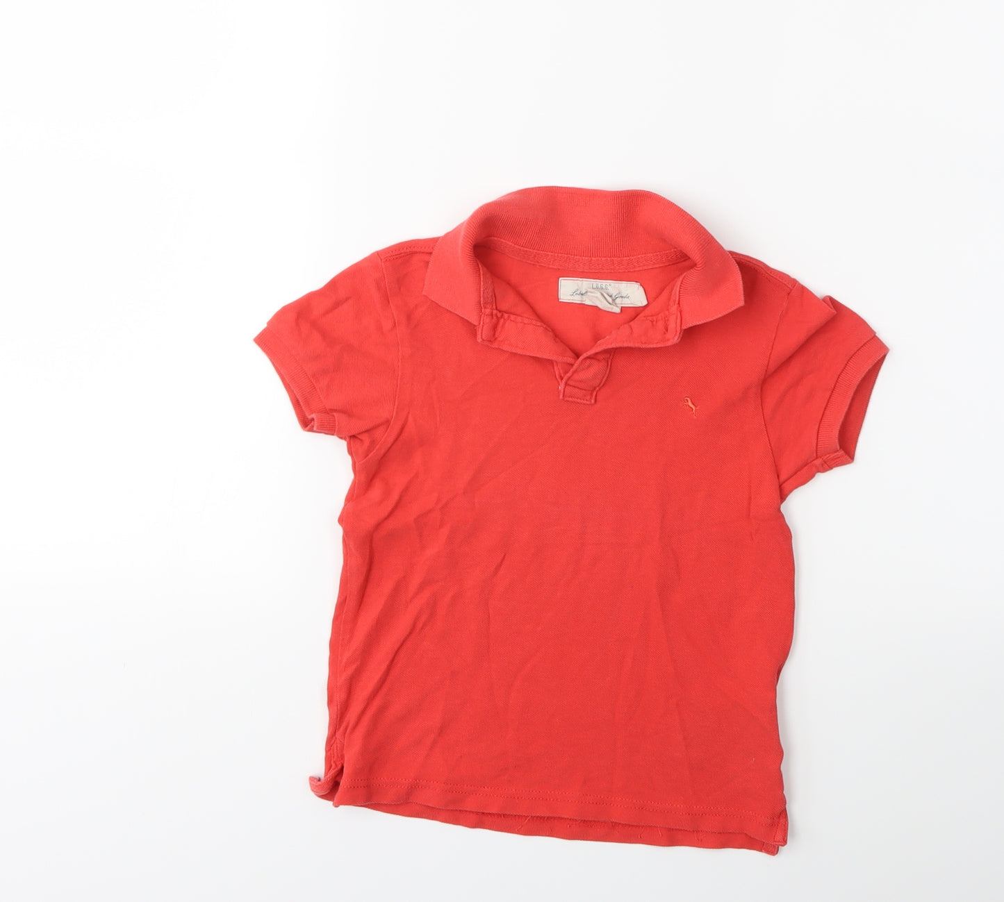 H&M Boys Orange   Basic Polo Size 5-6 Years