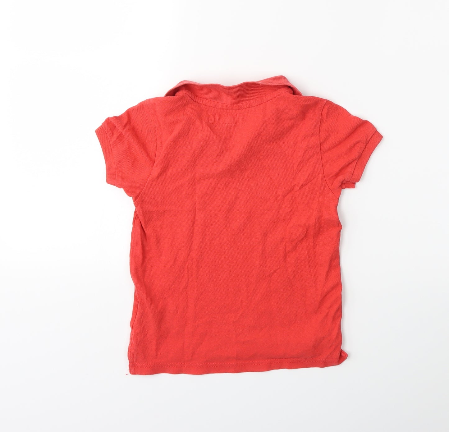 H&M Boys Orange   Basic Polo Size 5-6 Years