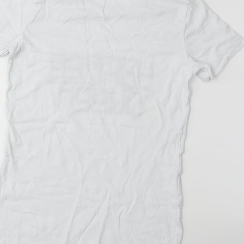 Bella + Canvas Womens White   Basic T-Shirt Size M  - YAHTZEE QUEEN