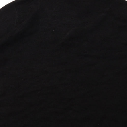 victoria - eve Womens Black  Knit Pullover Jumper Size M