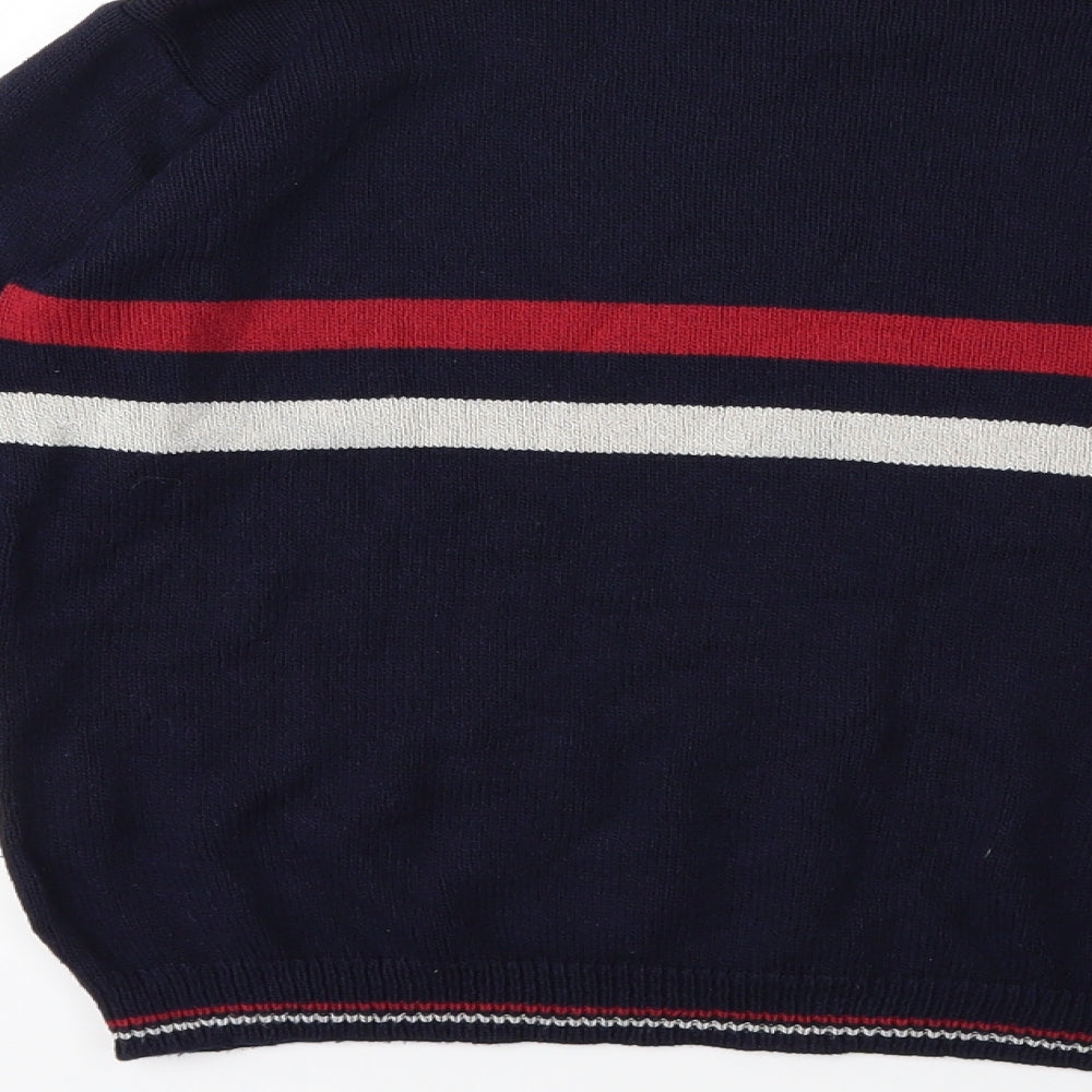 Brandy Melville Womens Beige Striped Knit Pullover Jumper One Size