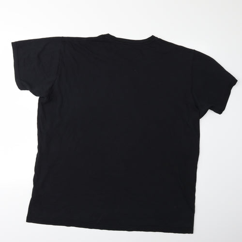 Uniqlo Mens Black    T-Shirt Size 2XL