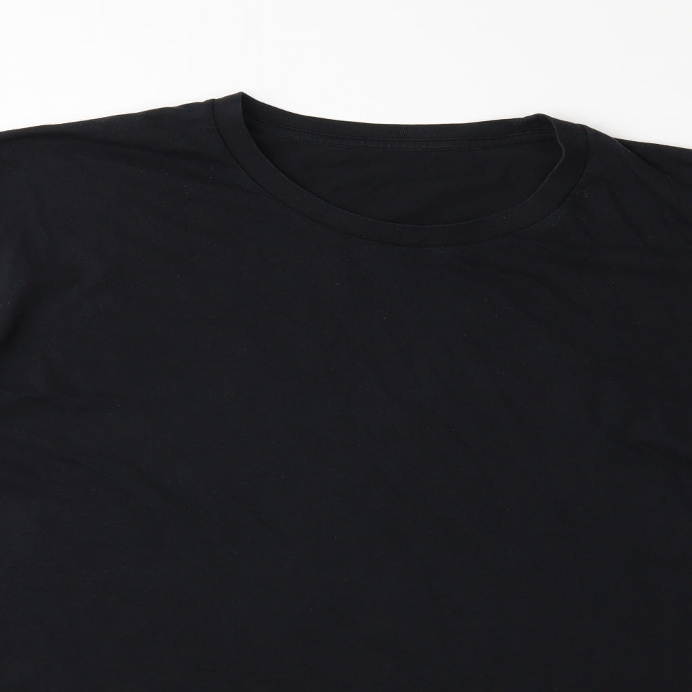 Uniqlo Mens Black    T-Shirt Size 2XL