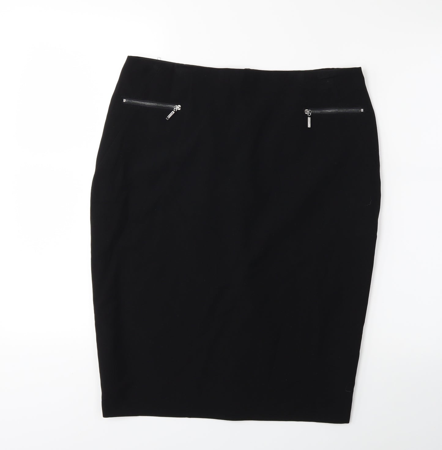 Marks and Spencer Womens Black   Straight & Pencil Skirt Size 14