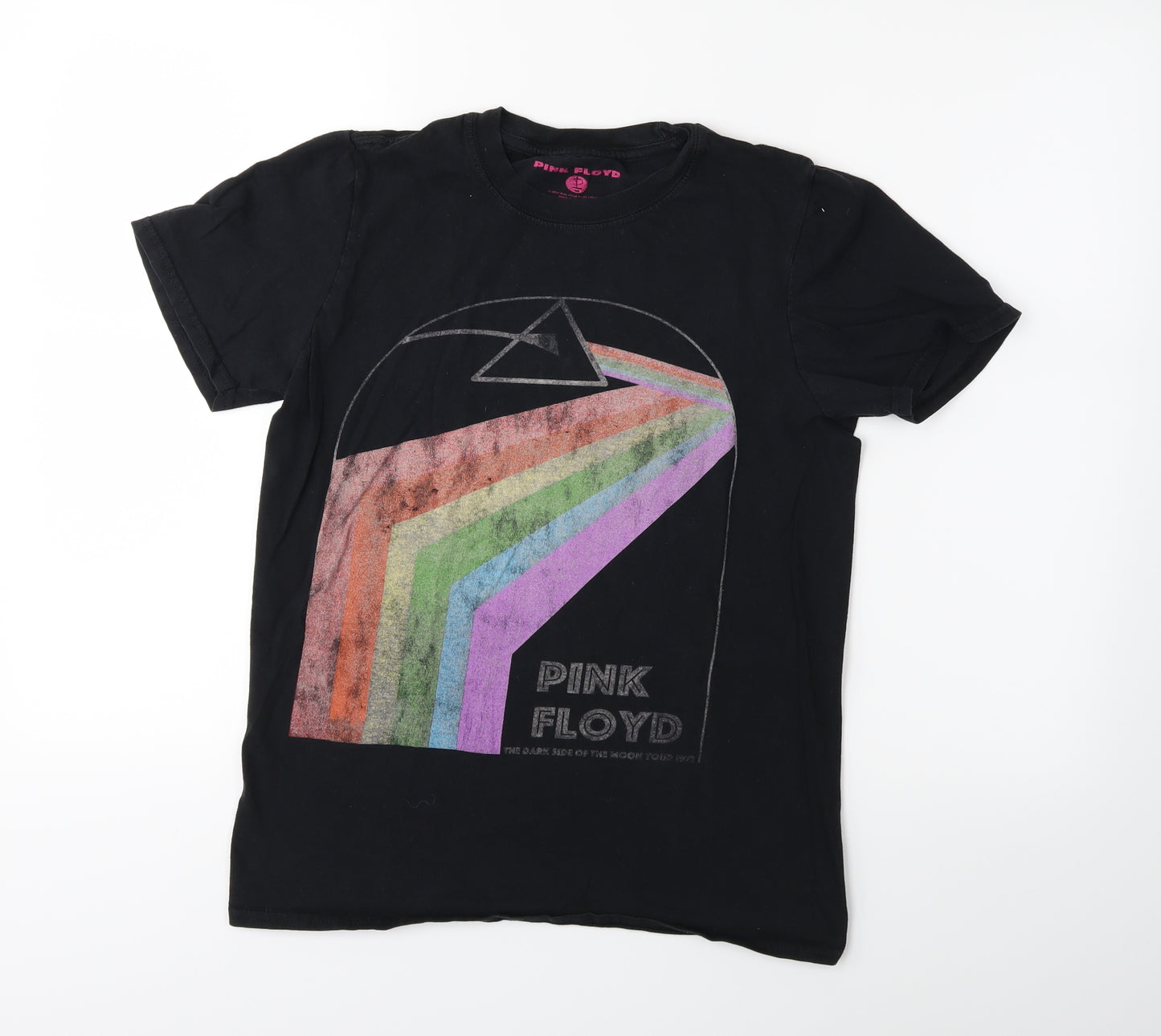 Pink Floyd Womens Black   Basic T-Shirt Size S