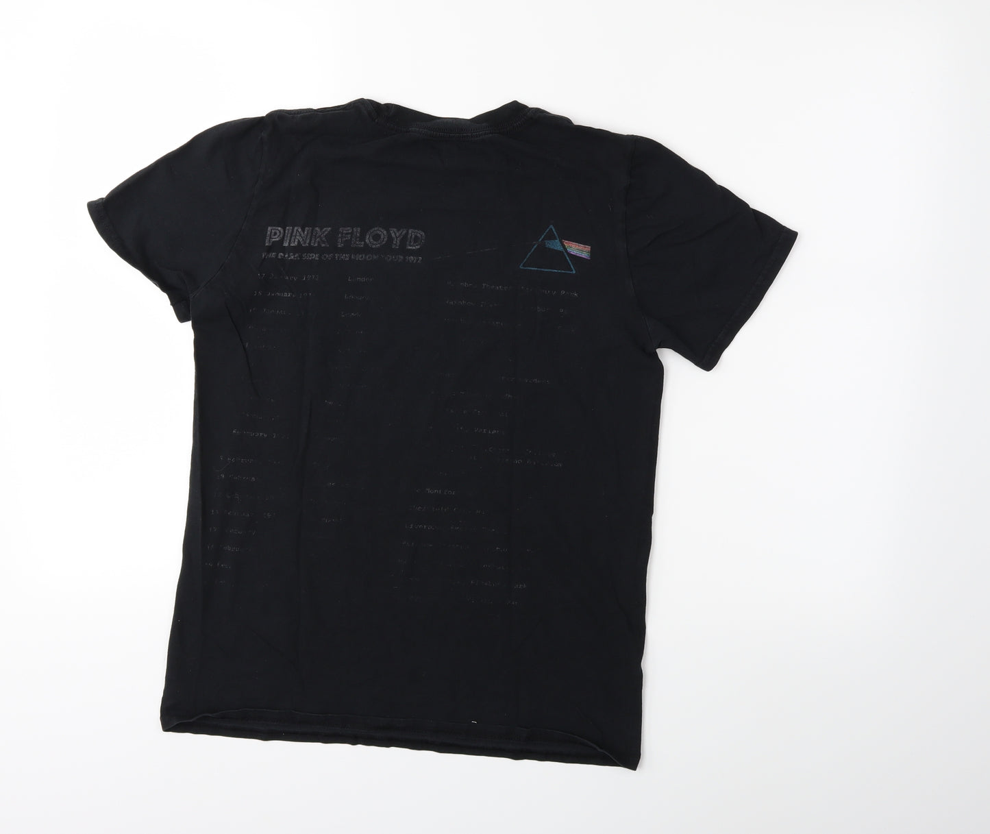 Pink Floyd Womens Black   Basic T-Shirt Size S