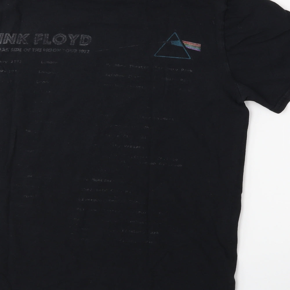 Pink Floyd Womens Black   Basic T-Shirt Size S