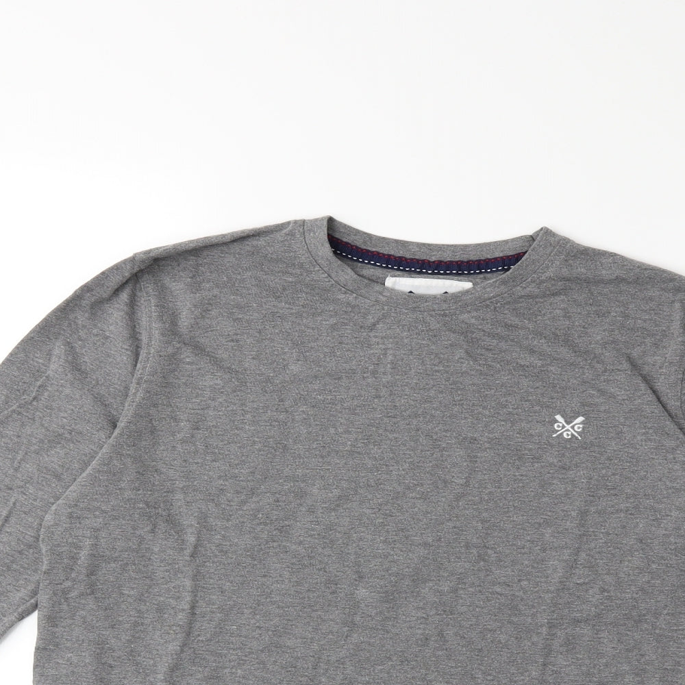 Crew Clothing Mens Grey    T-Shirt Size S