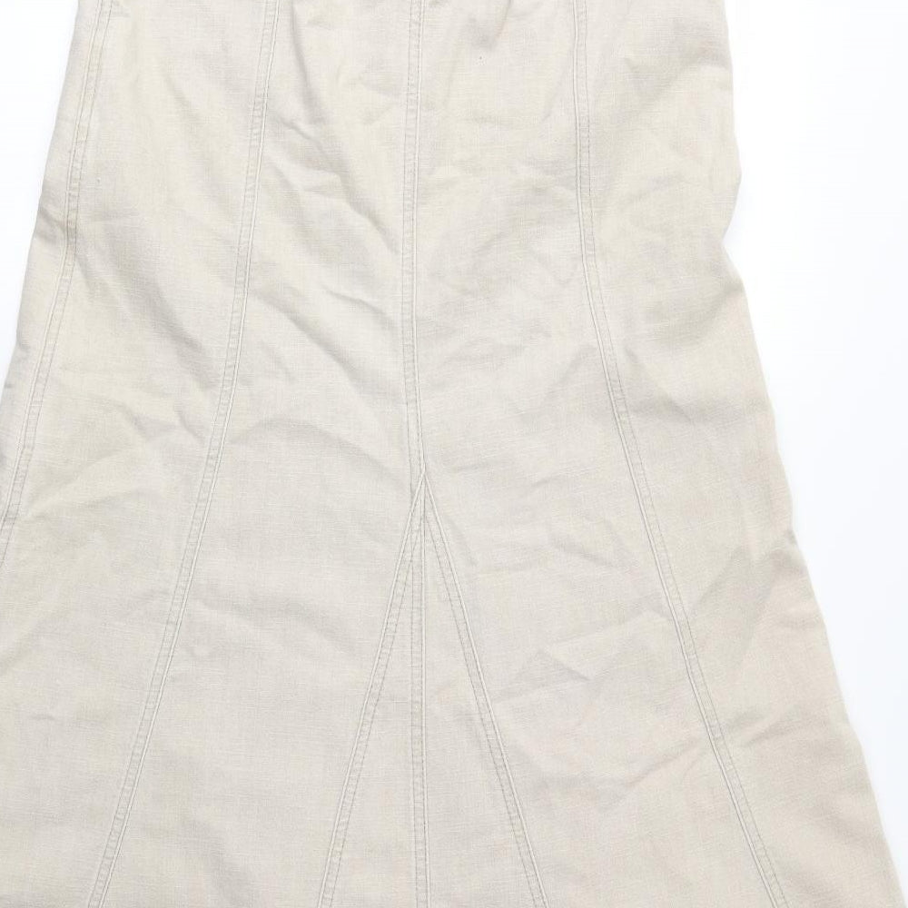 Per Una Womens Beige   Flare  Size 10