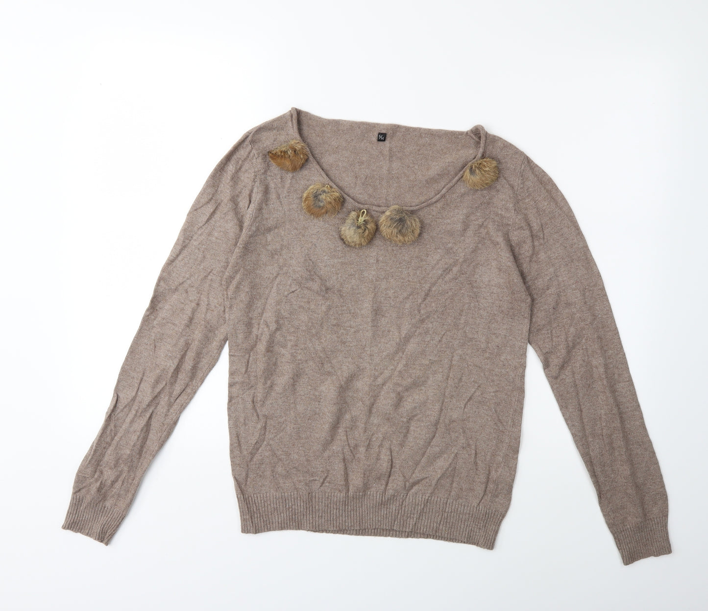 Preworn Womens Brown   Pullover Jumper Size S