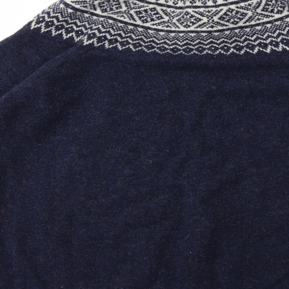 Goodsouls Mens Blue  Knit Pullover Jumper Size L