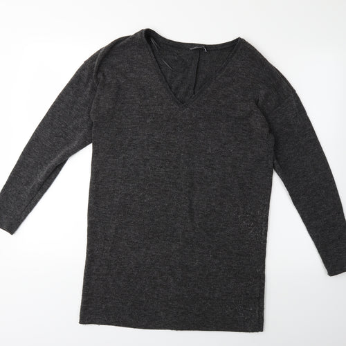 Zara Womens Grey  Knit Pullover Jumper Size S