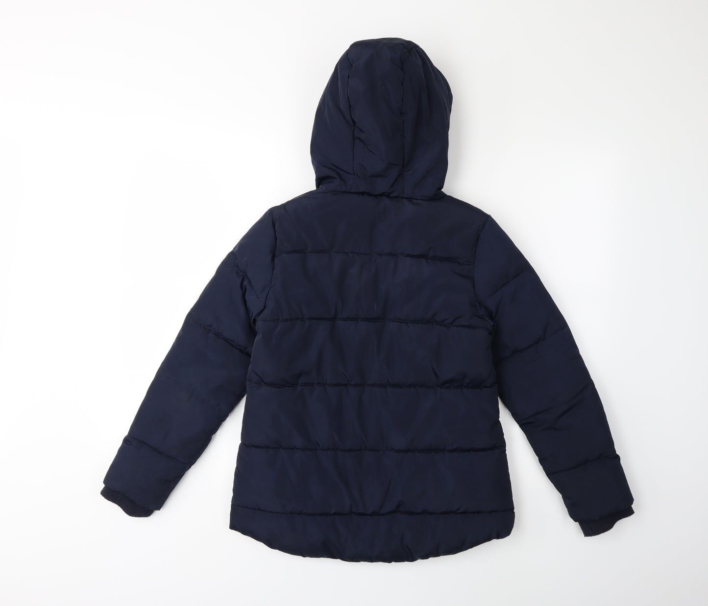Matalan Girls Blue   Puffer Jacket Coat Size 10 Years