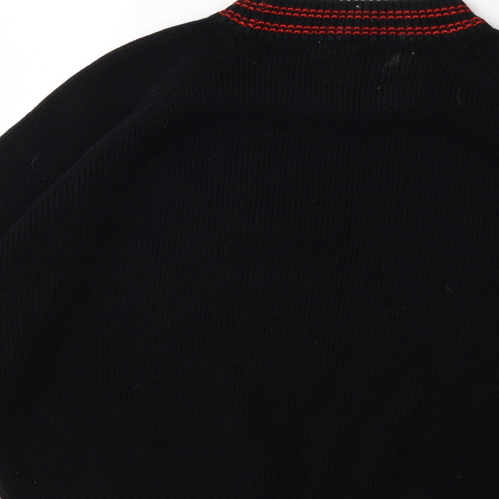 Preworn Womens Black  Knit Pullover Jumper Size M