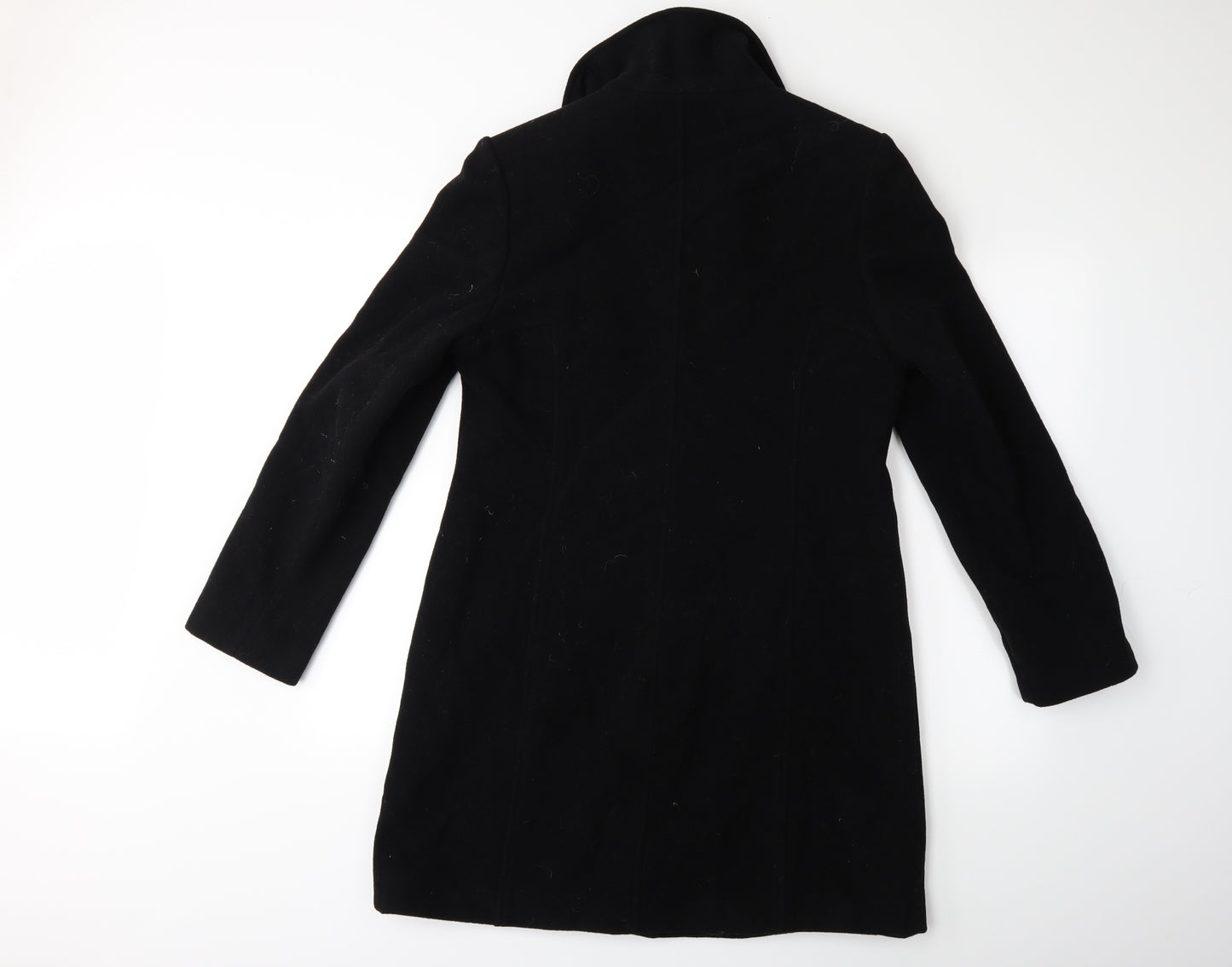 New Look Womens Black   Overcoat Coat Size 14