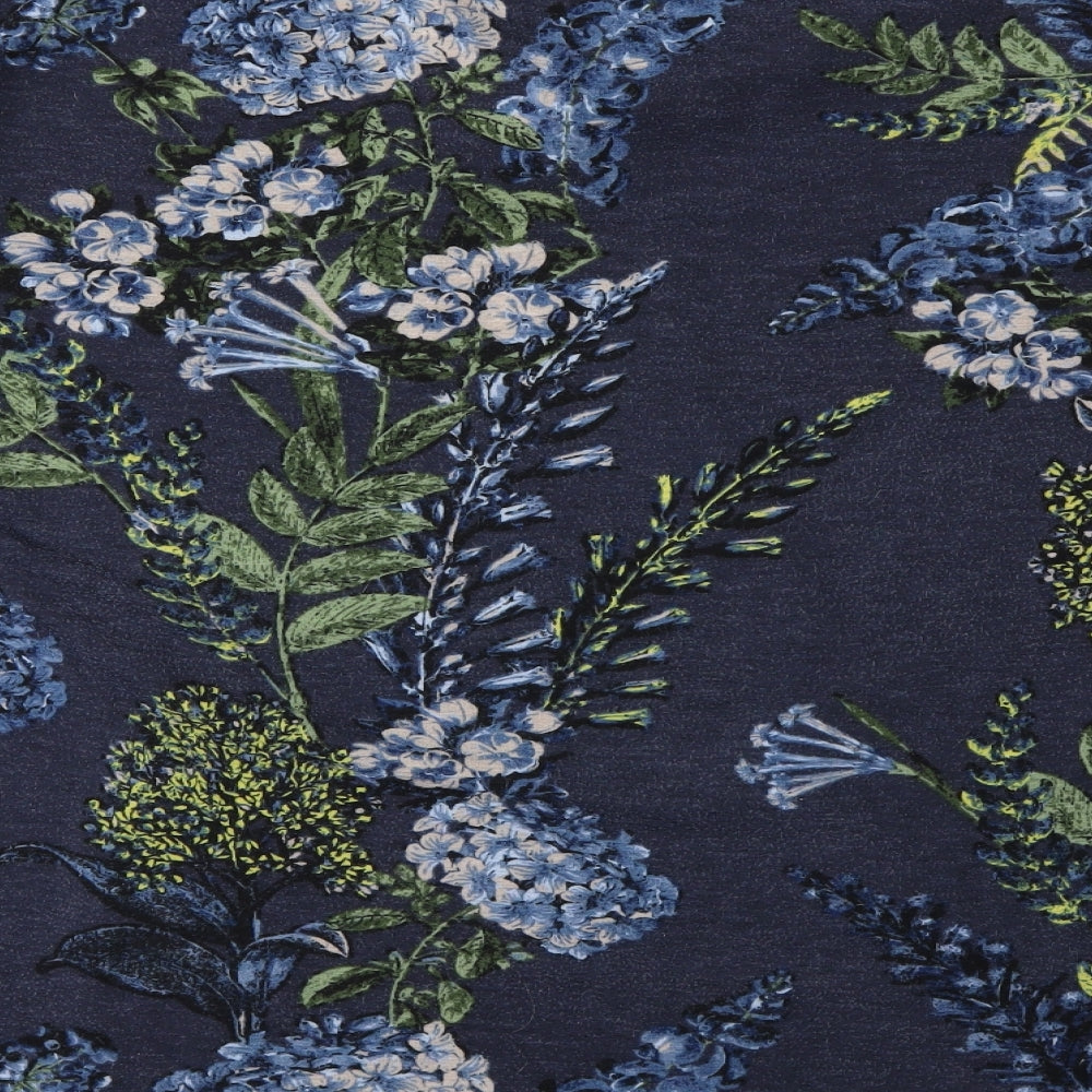 NEXT Womens Blue Floral  Basic T-Shirt Size 22