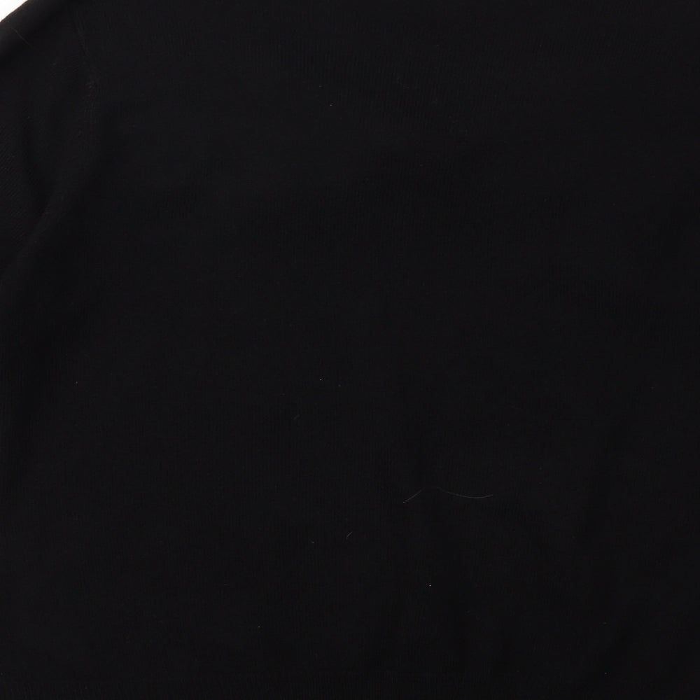 Per Una Womens Black  Knit Pullover Jumper Size 14