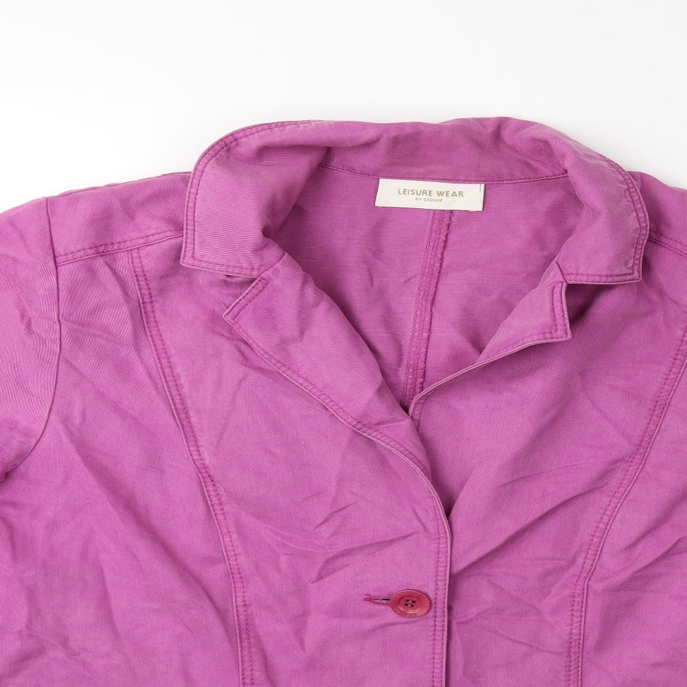 Preworn Womens Purple   Jacket  Size 16
