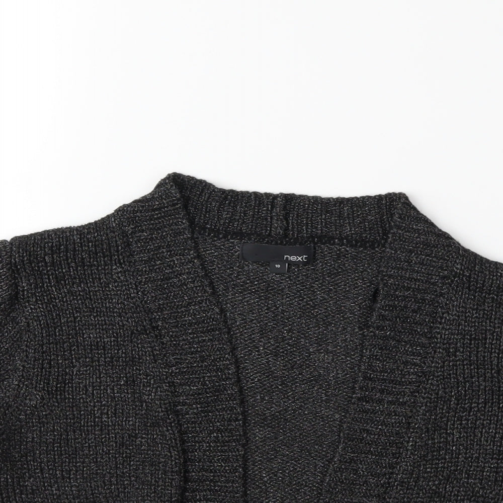 NEXT Womens Grey  Knit Cardigan Jumper Size 10
