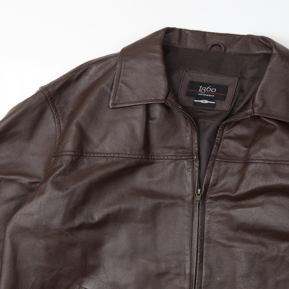 1860 Mens Brown   Jacket Coat Size L