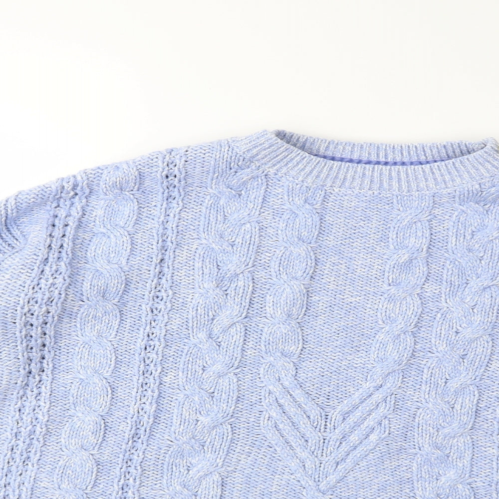 Marks and Spencer Womens Blue   Pullover Jumper Size 14