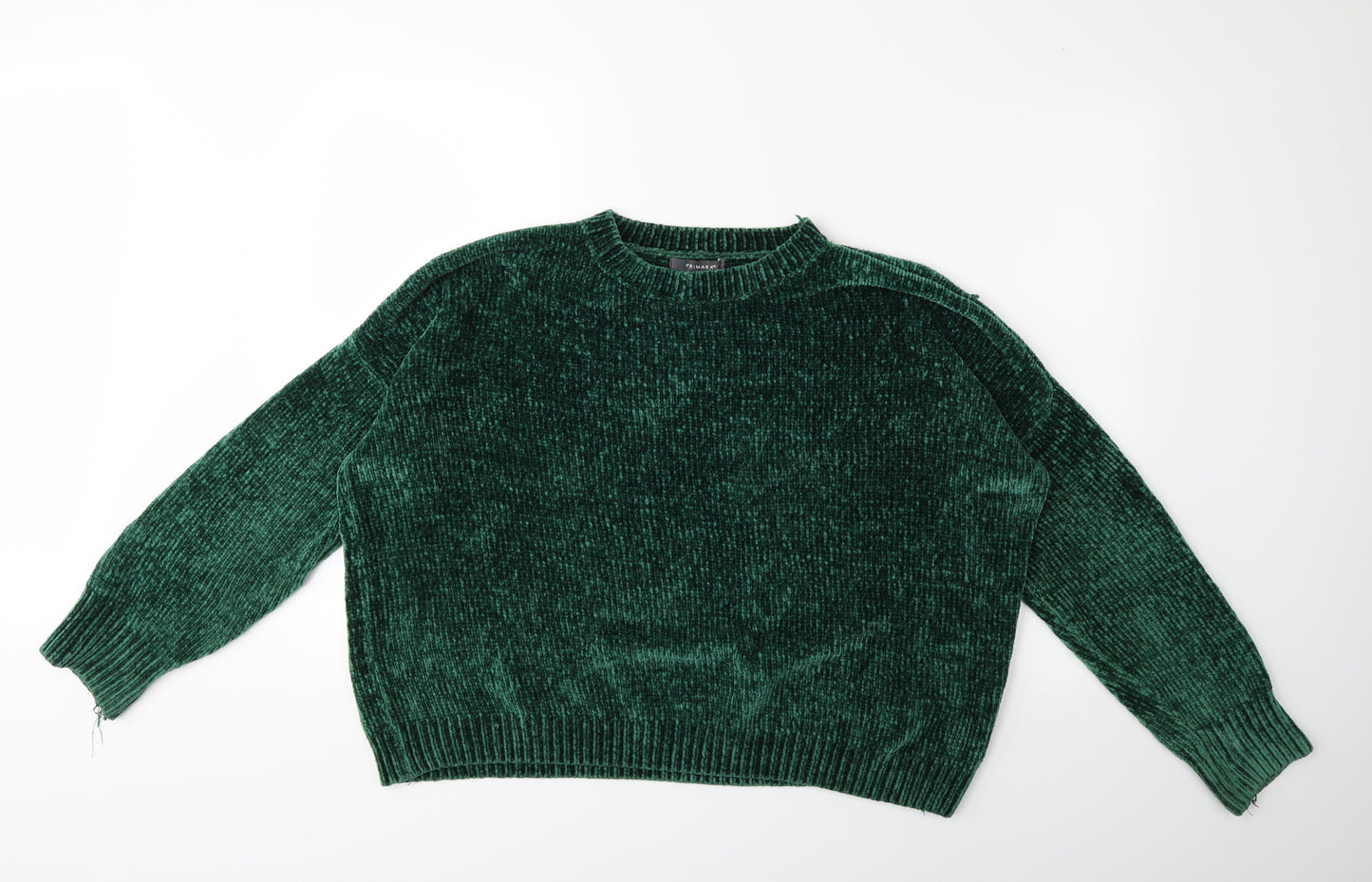 Primark Womens Green  Knit Pullover Jumper Size 12