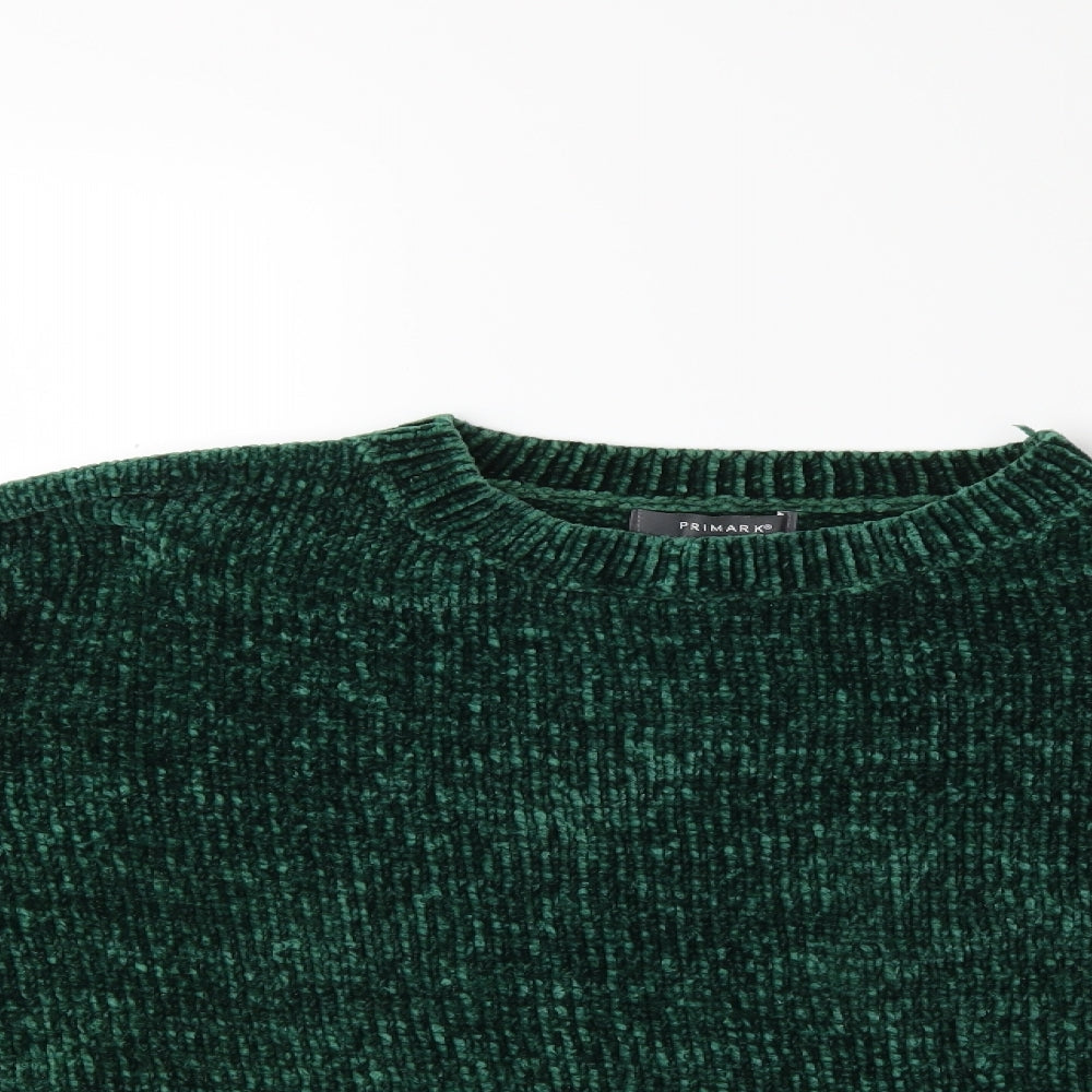 Primark Womens Green  Knit Pullover Jumper Size 12
