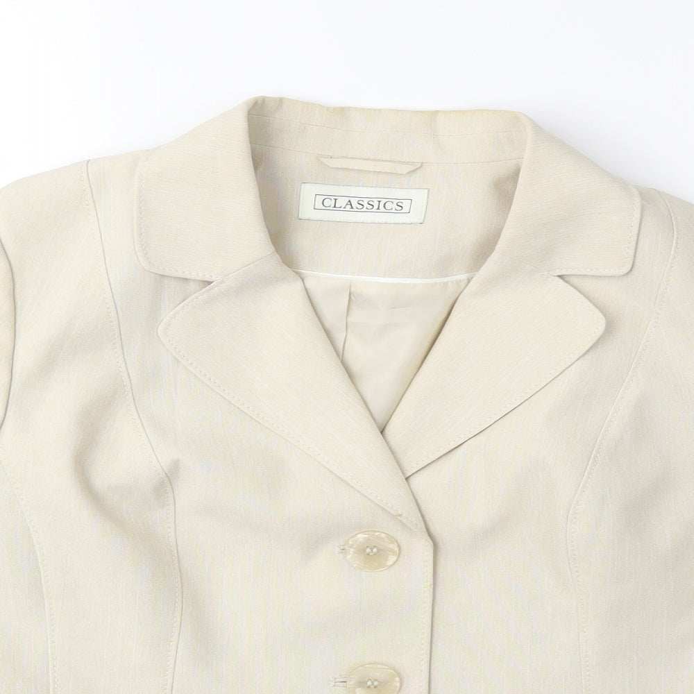 BHS Womens Beige   Jacket  Size 12