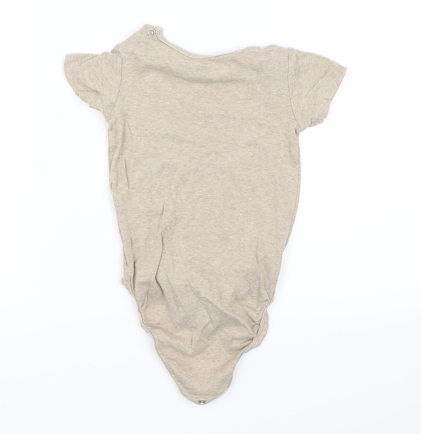 H&M Boys Beige   Babygrow One-Piece Size 12-18 Months