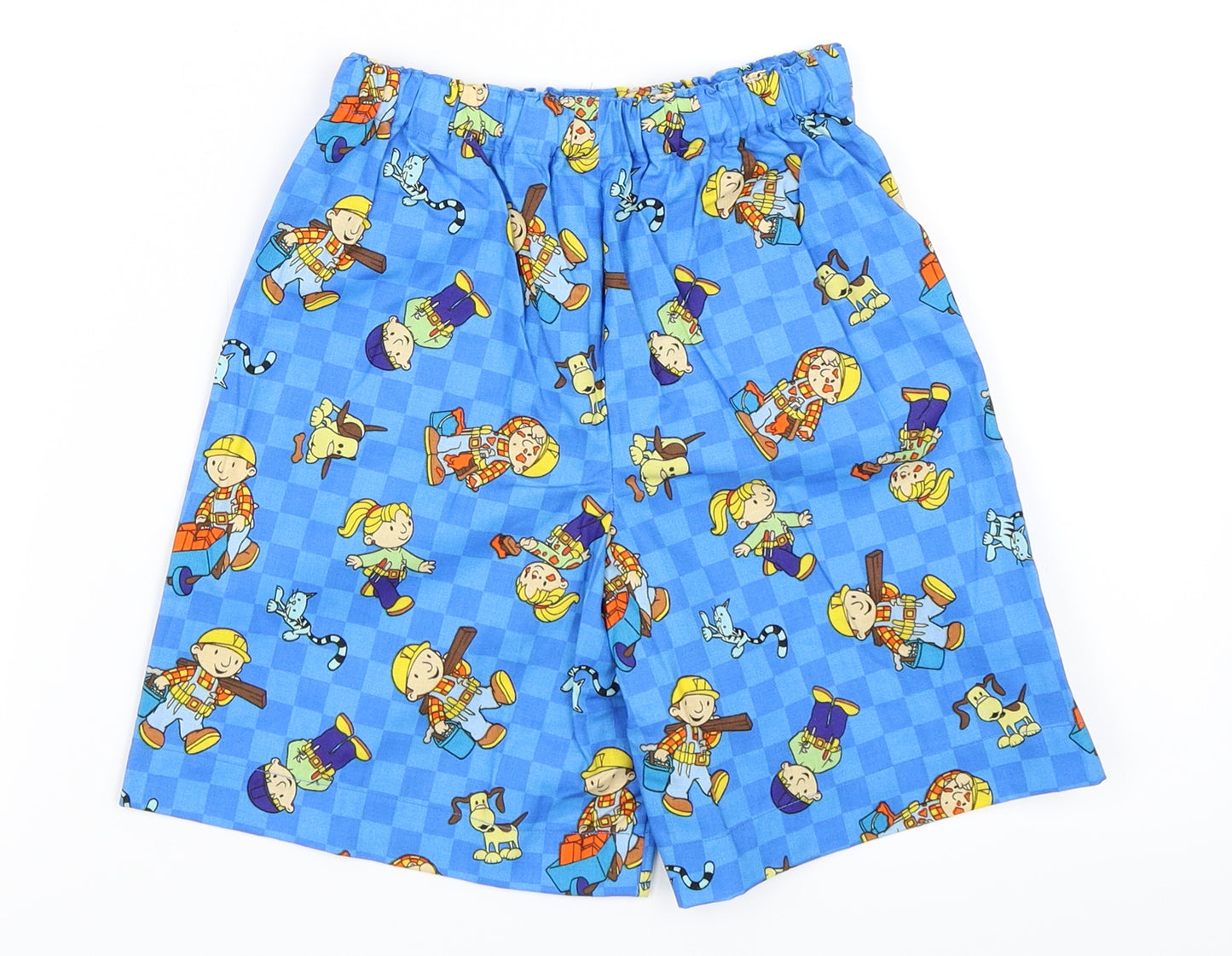 Bob the Builder Boys Blue   Chino Shorts Size S - Bob the Builder
