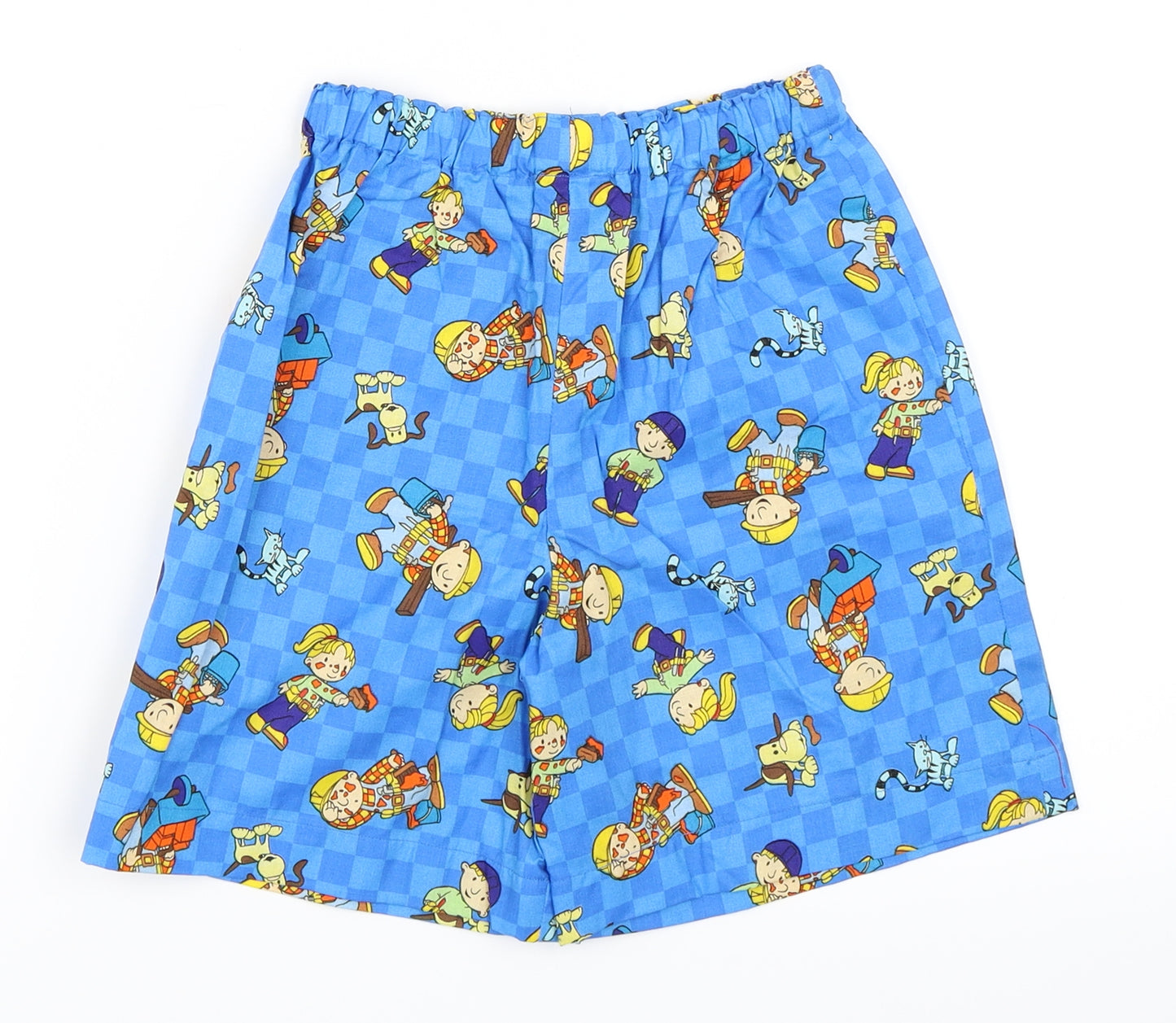 Bob the Builder Boys Blue   Chino Shorts Size S - Bob the Builder