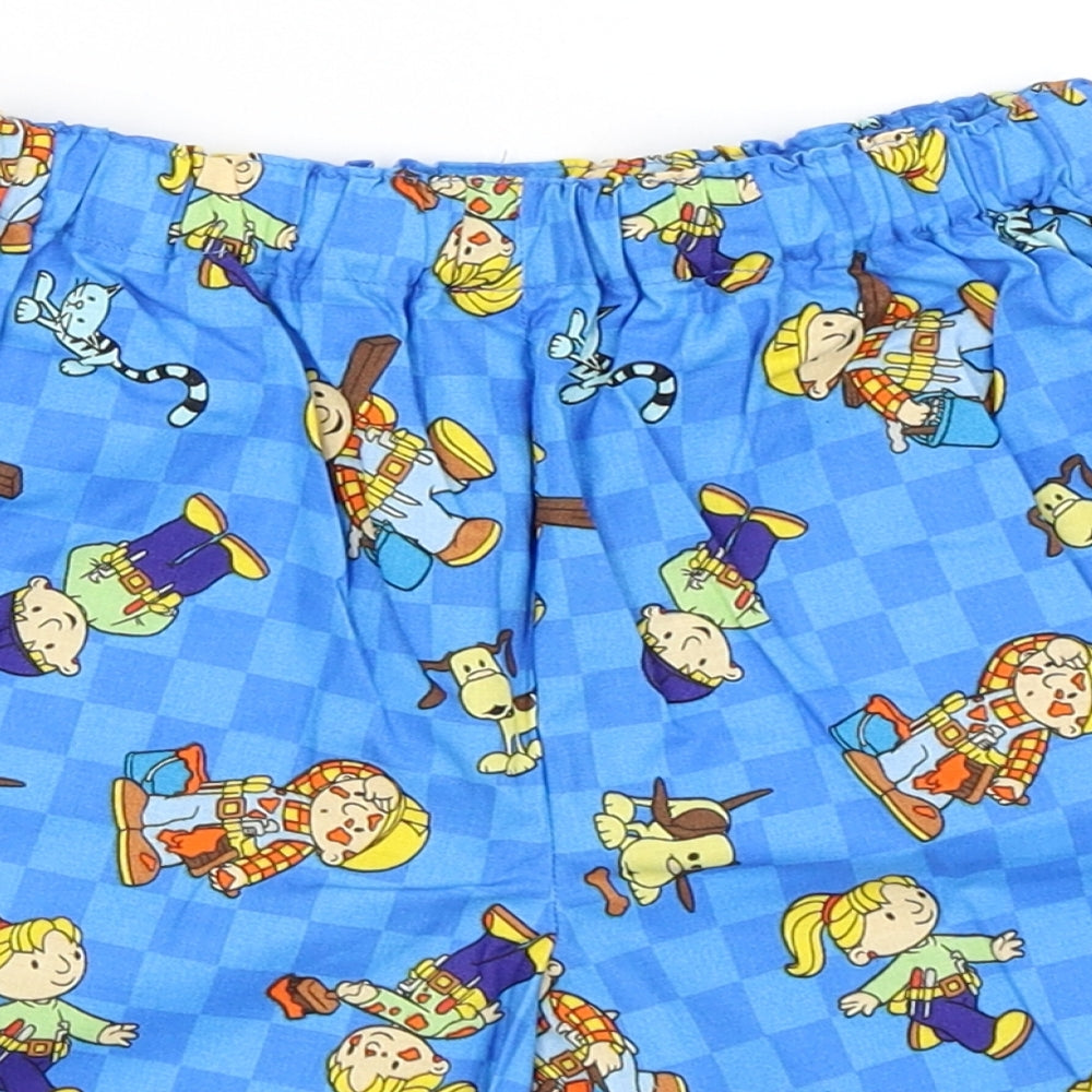 Bob the Builder Boys Blue   Chino Shorts Size S - Bob the Builder