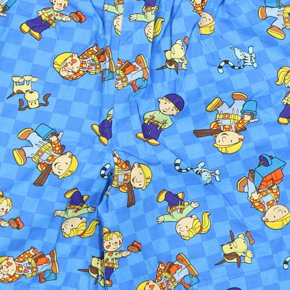 Bob the Builder Boys Blue   Chino Shorts Size S - Bob the Builder