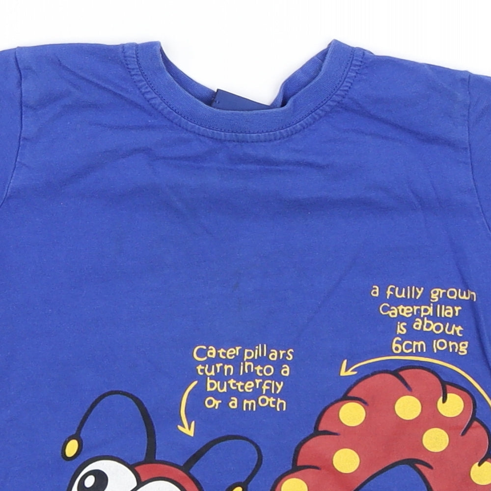 Cherokee Boys Blue   Basic T-Shirt Size 3-4 Years  - Caterpillar