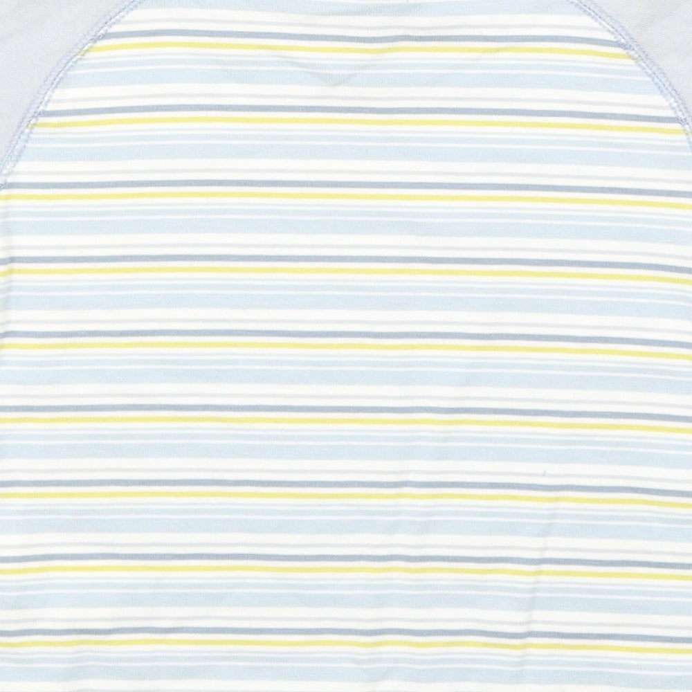 Berlingot Boys Grey Striped  Basic T-Shirt Size S