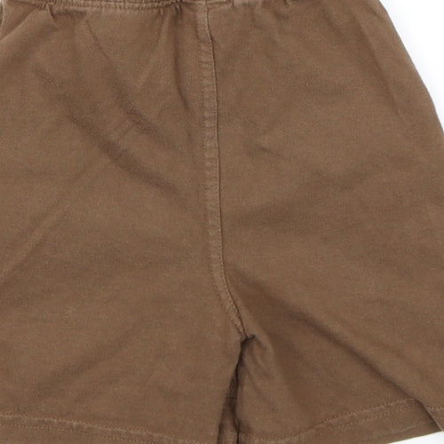 Mini Mode Boys Brown   Sweat Shorts Size 4-5 Years