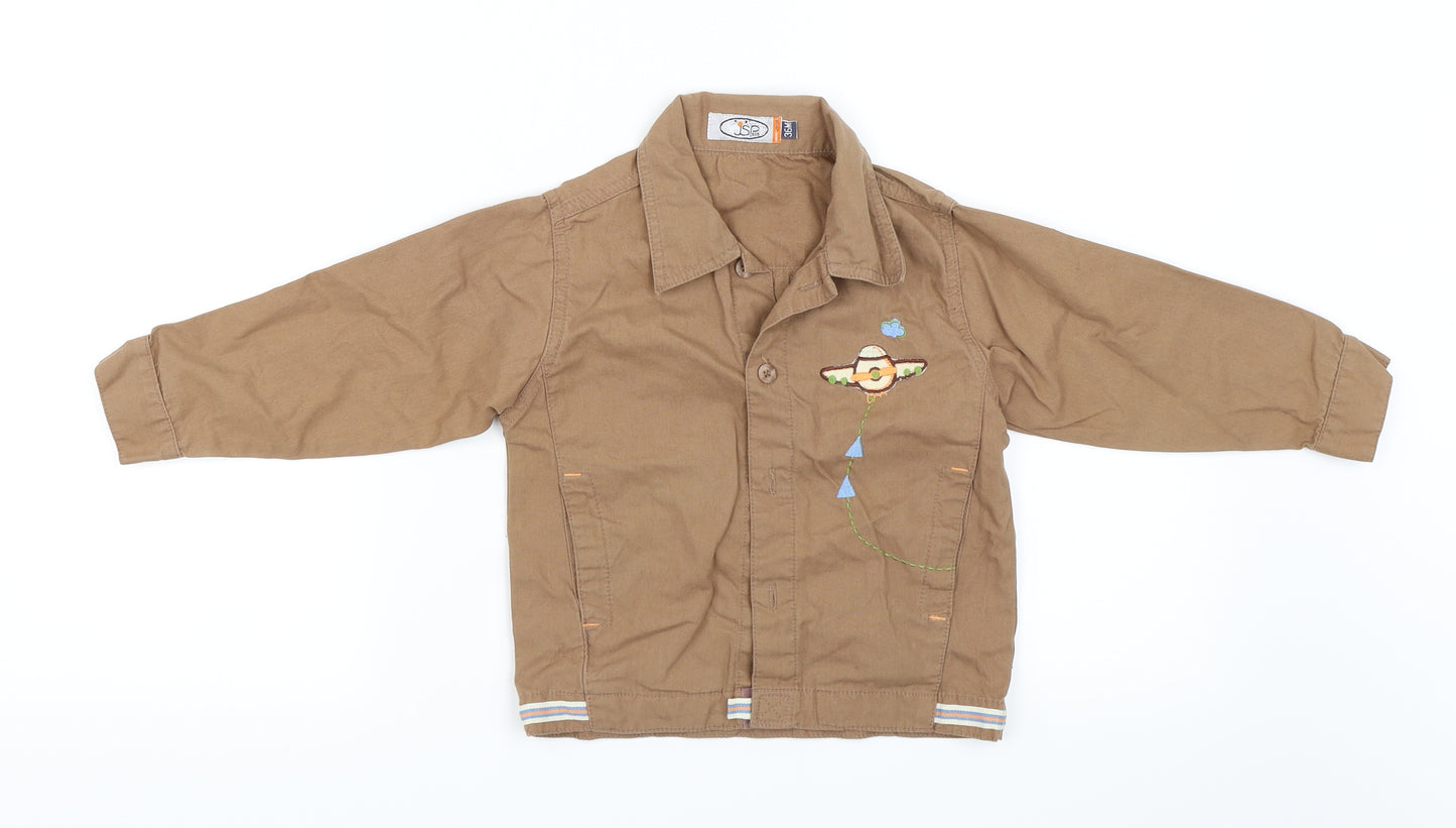 JSP Boys Brown   Jacket  Size 3 Years