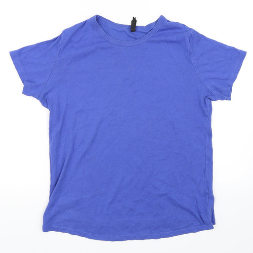 Marks & Spencer Womens Blue   Basic T-Shirt Size 18