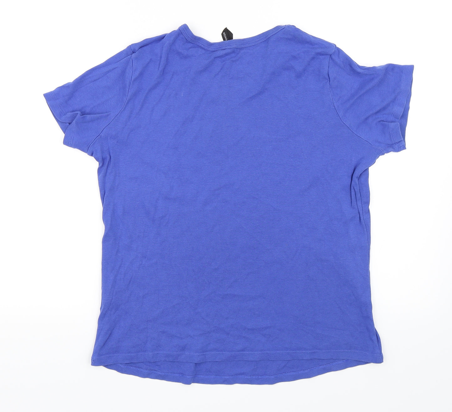 Marks & Spencer Womens Blue   Basic T-Shirt Size 18