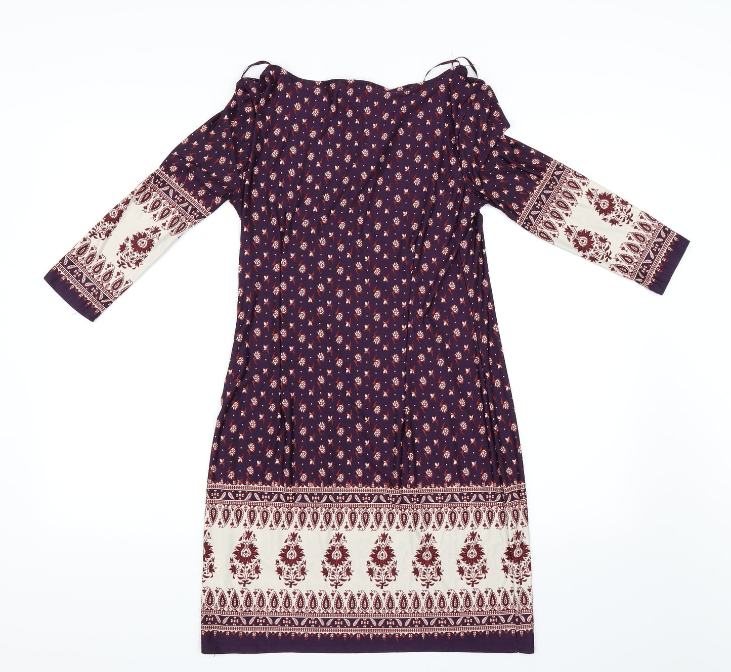 Atmosphere Womens Purple Floral  Bodycon  Size 10