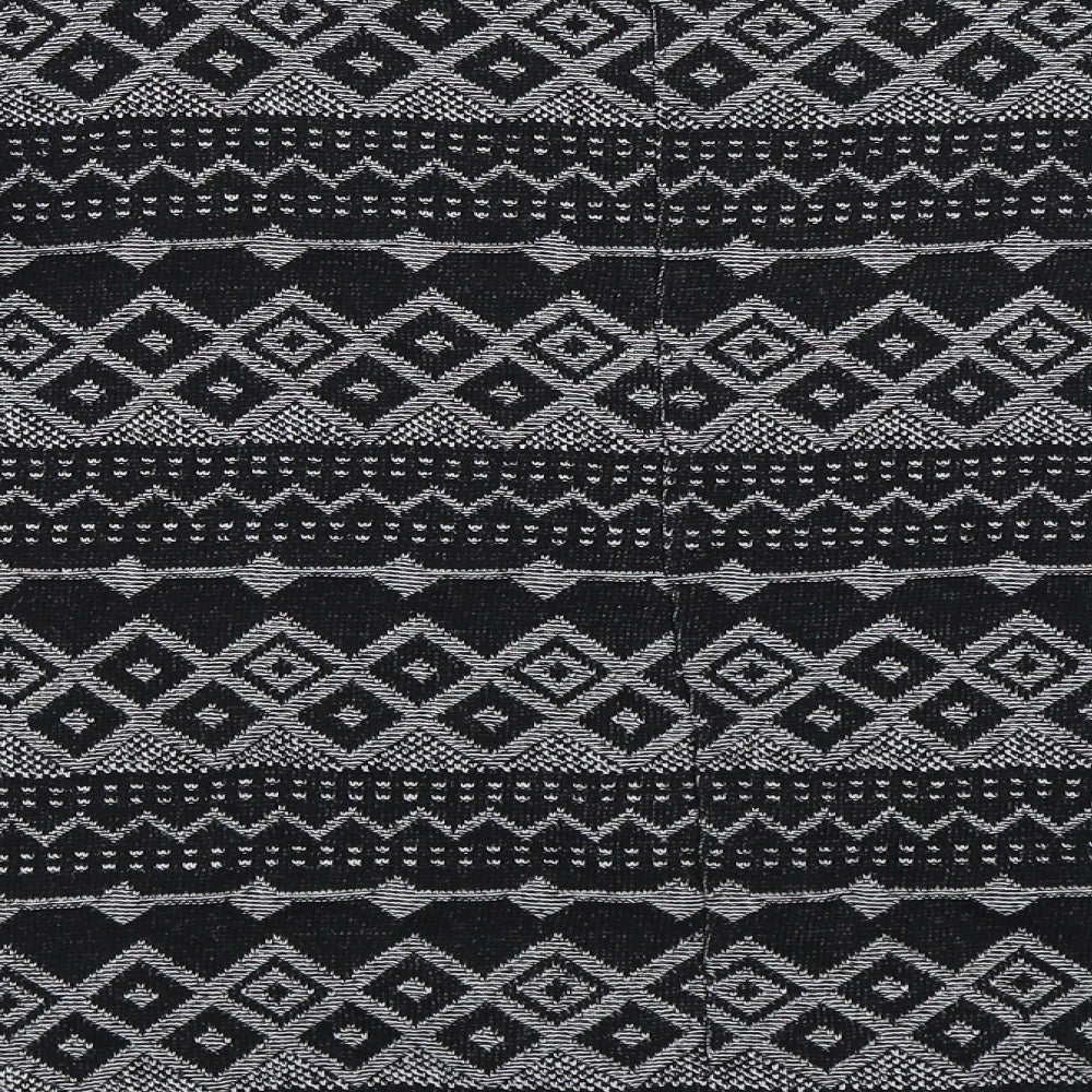 NEXT Womens Black Geometric  Cardigan Jumper Size 10